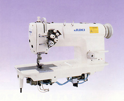 JUKI LH-3128双针针送布平缝缝纫机HASHIMA羽岛检针机、制衣设备，KM电 